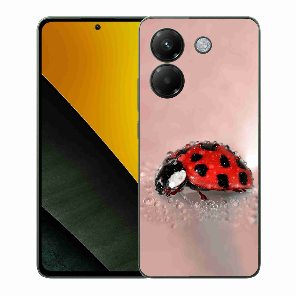 Gelový kryt mmCase na Xiaomi Poco M7 Pro 5G - beruška
