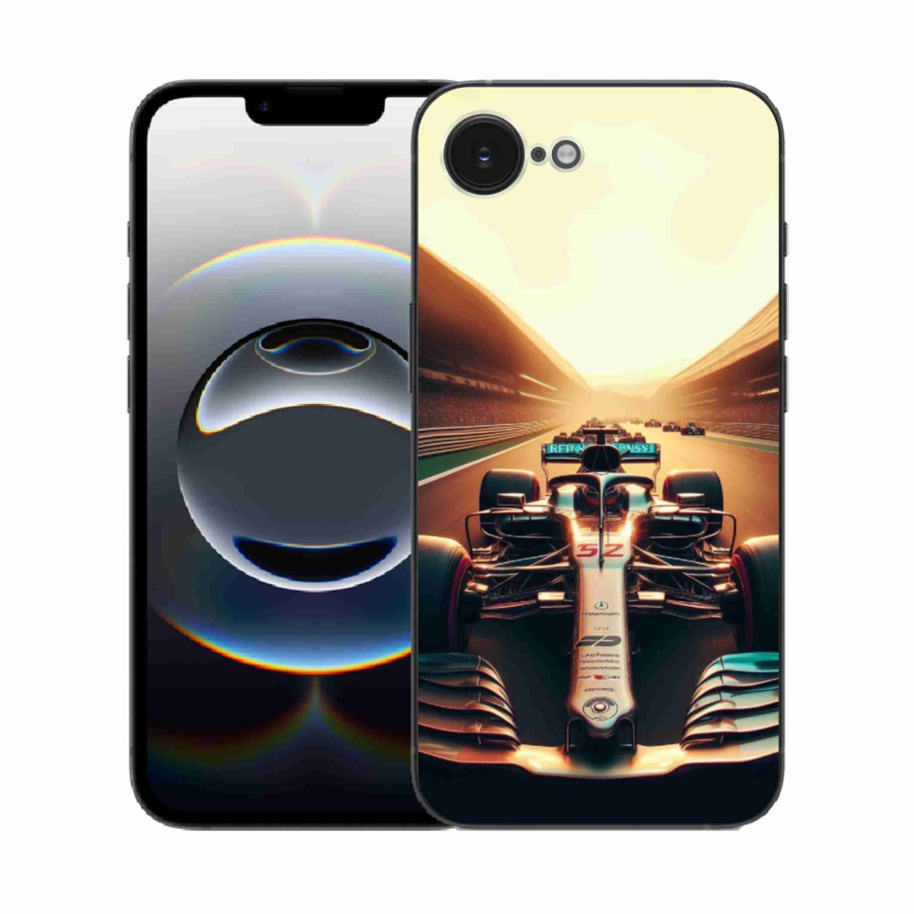 Gelový kryt mmCase na iPhone 16e - formule 1