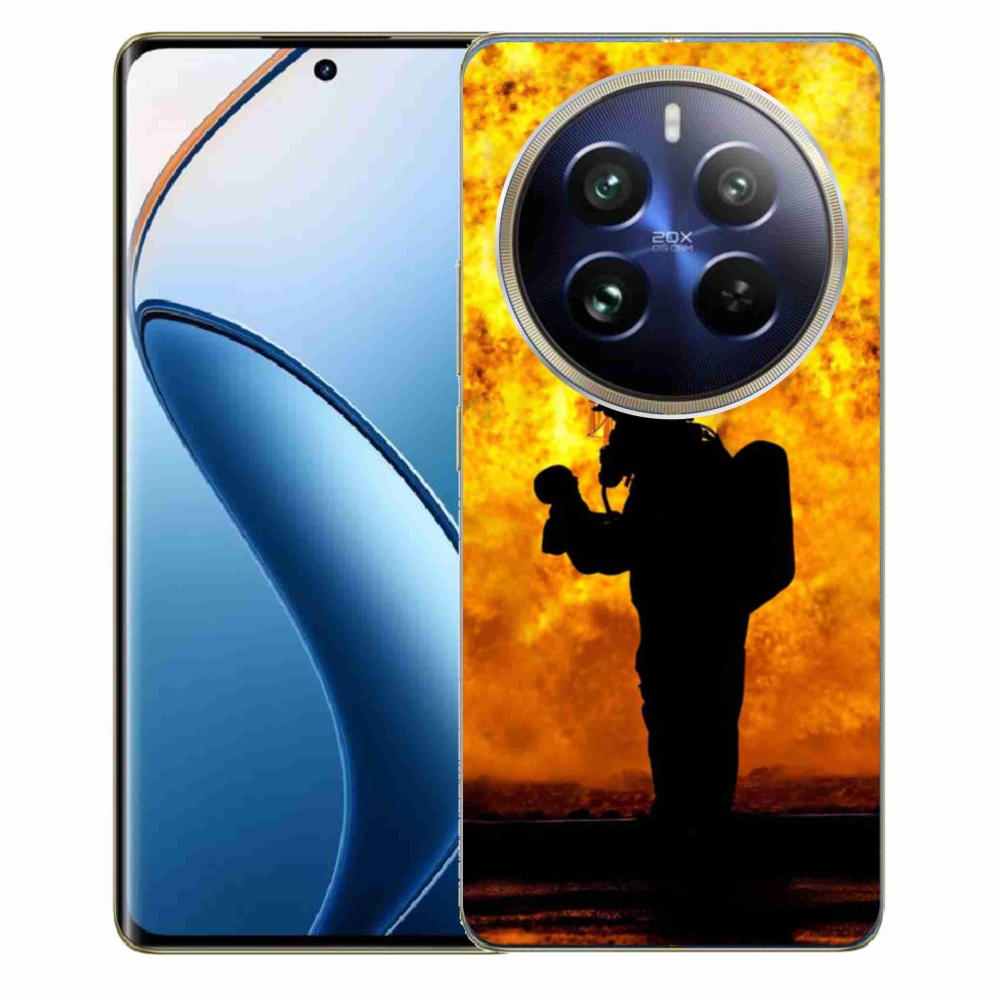 Gelový kryt mmCase na Realme 12 Pro 5G/12 Pro+ 5G - hasič