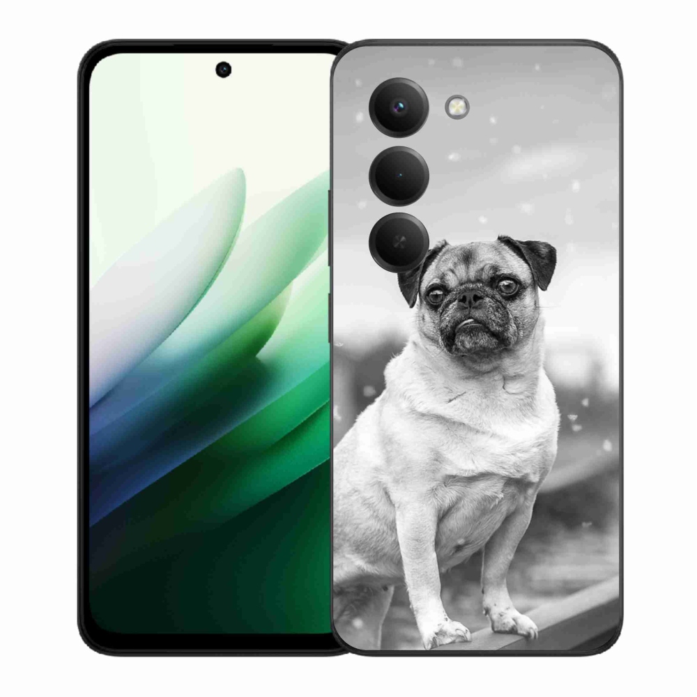 Gelový kryt mmCase na Xiaomi Redmi 15 5G - mops