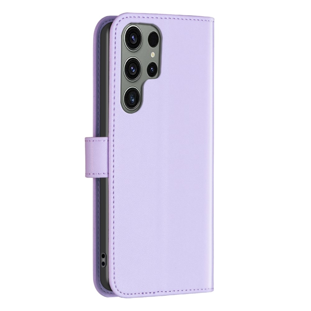 BNF knížkové pouzdro na Samsung Galaxy S25 Ultra - světlefialové