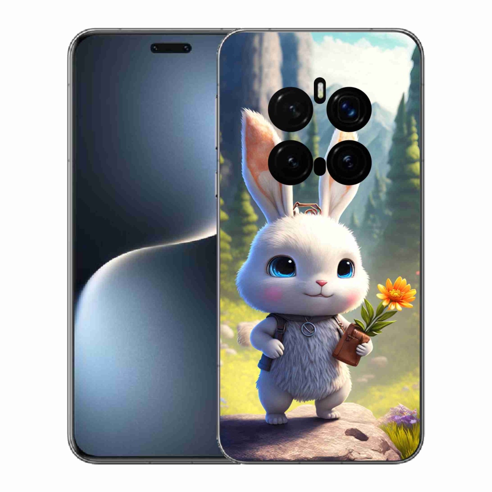 Gelový kryt mmCase na Honor Magic 7 Pro 5G - roztomilý králíček