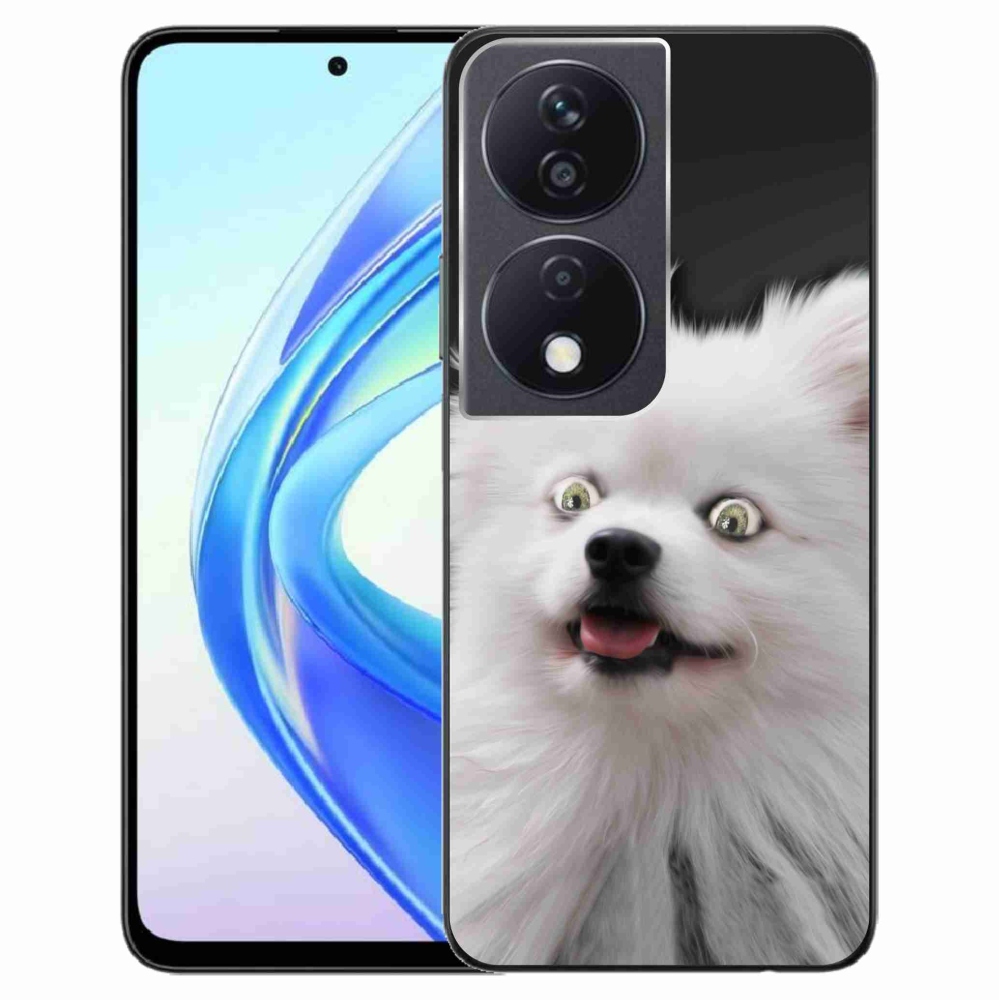 Gelový kryt mmCase na Honor X7b/Honor 90 Smart - bílý špic