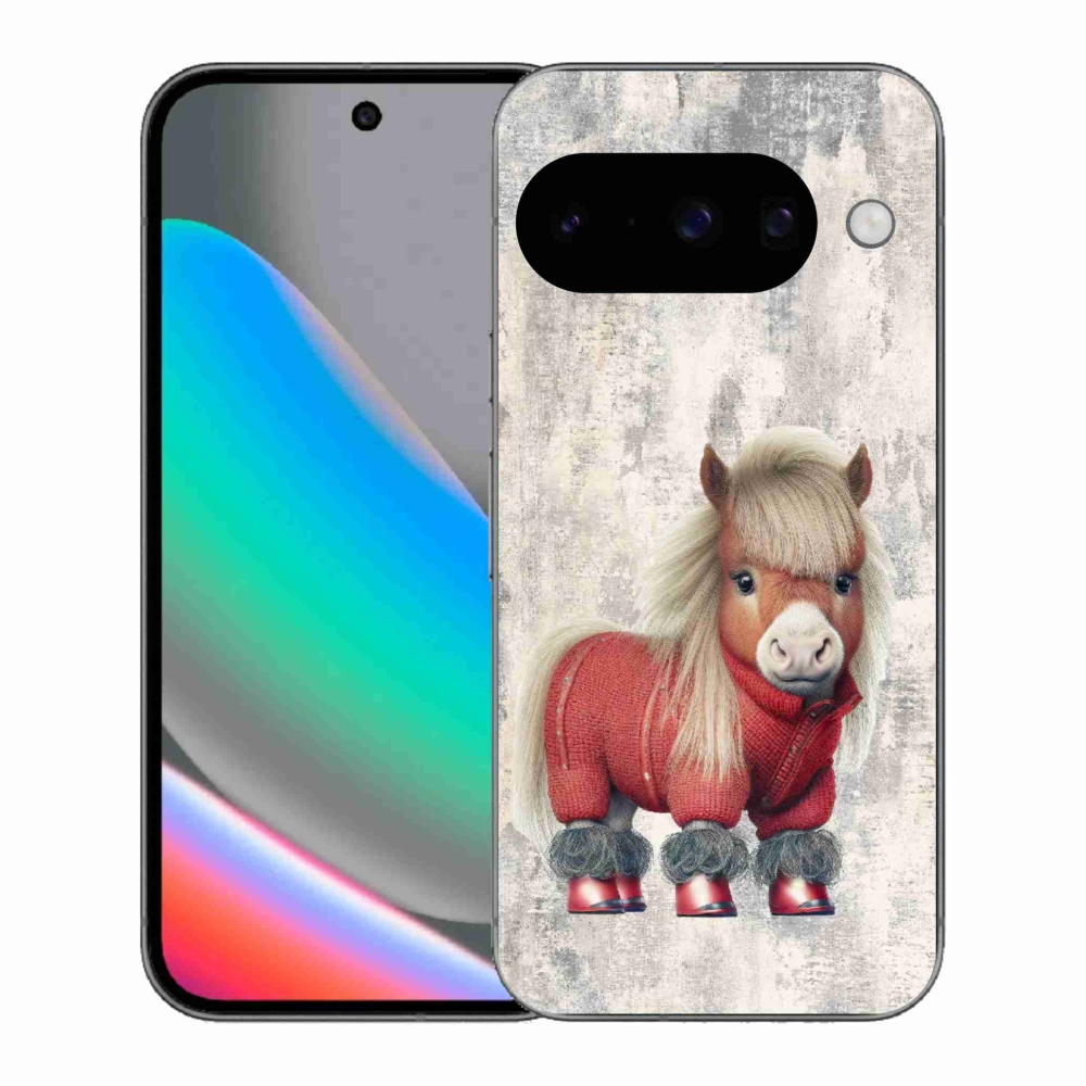 Gelový kryt mmCase na Google Pixel 10 - poník ve svetru