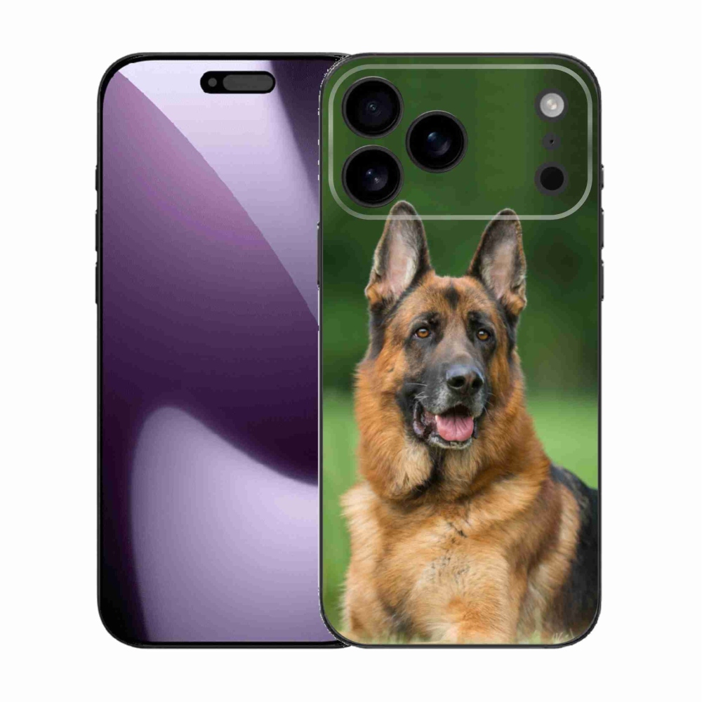 Gelový kryt mmCase na iPhone 17 Pro Max - německý ovčák