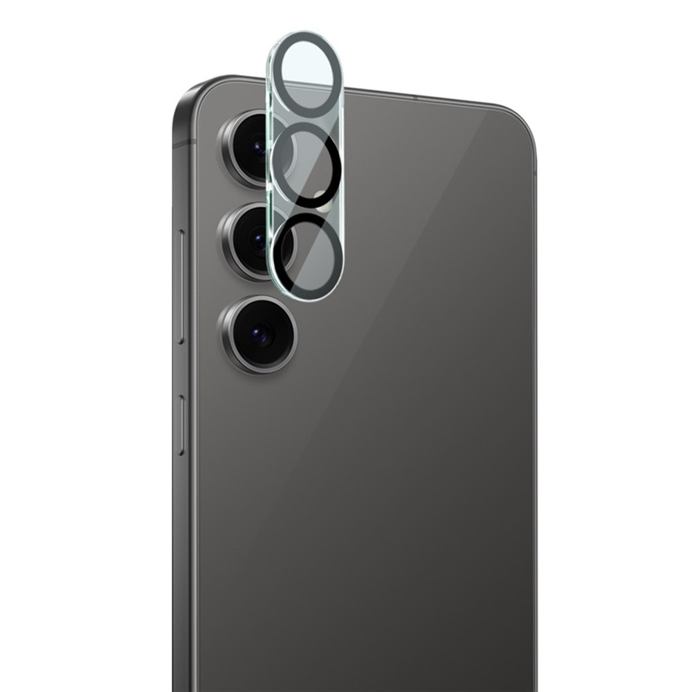 IMK sklo čočky fotoaparátu na Samsung Galaxy S25 FE - černé kroužky