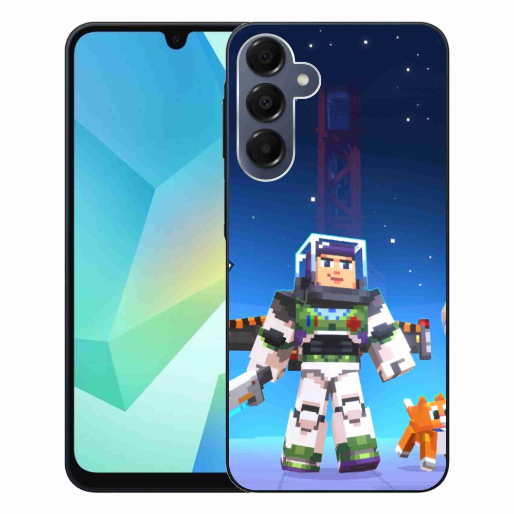 Gelový kryt mmCase na Samsung Galaxy A16 4G/5G - minecraft 2