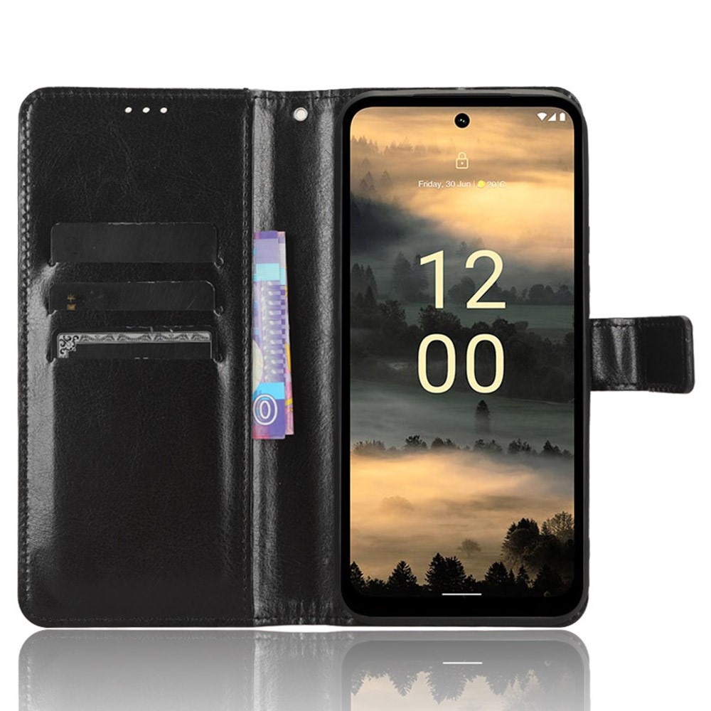 Horse knížkové pouzdro na Nokia XR21 - černé
