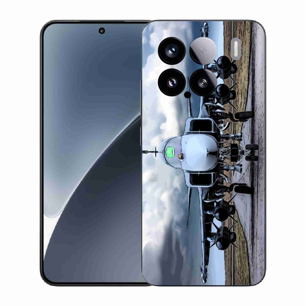 Gelový kryt mmCase na Xiaomi 15 - vojenské letadlo