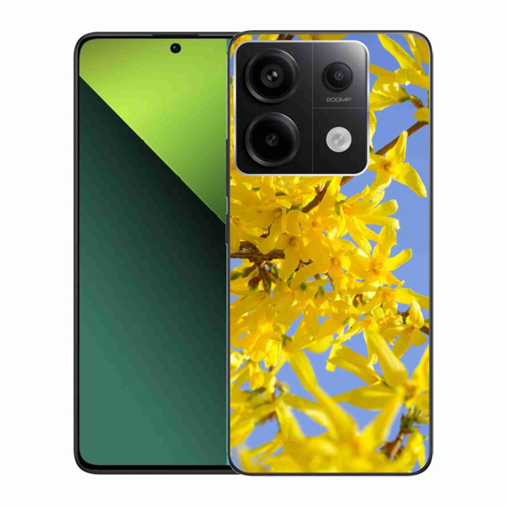 Gelový kryt mmCase na Xiaomi Redmi Note 13 Pro 5G/Poco X6 5G - žluté květy
