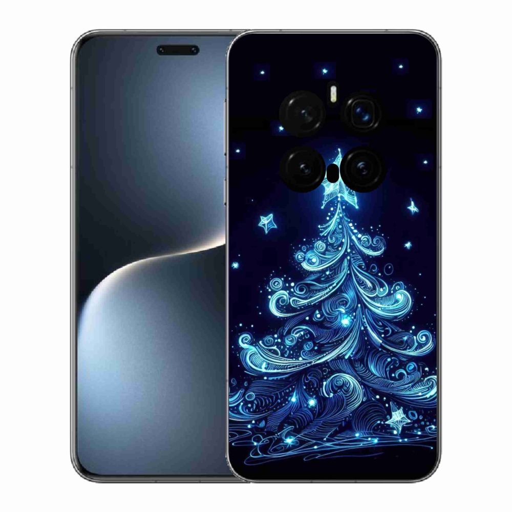 Gelový kryt mmCase na Honor Magic 7 Pro 5G - neonový vánoční stromek 4