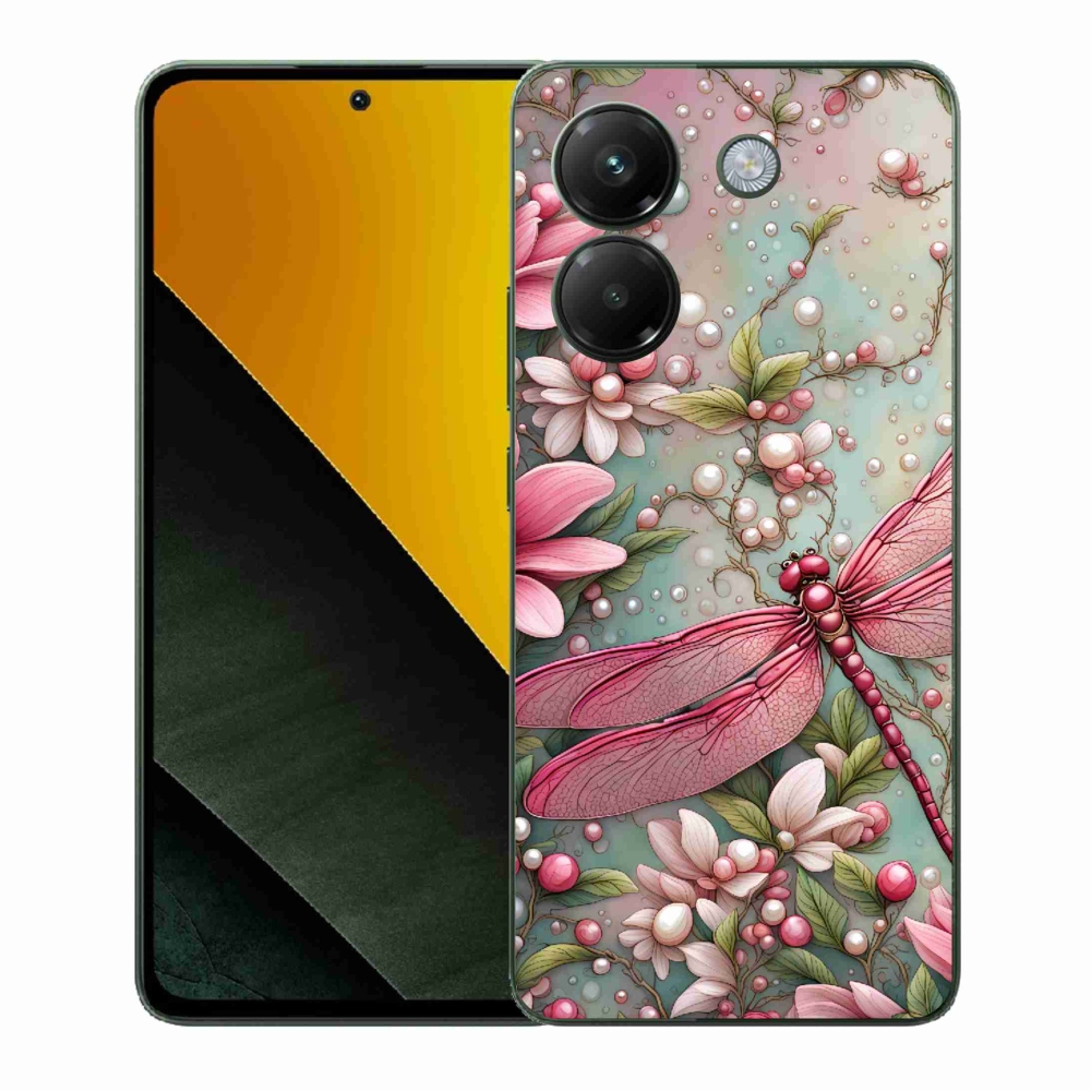Gelový kryt mmCase na Xiaomi Poco M7 Pro 5G - vážka