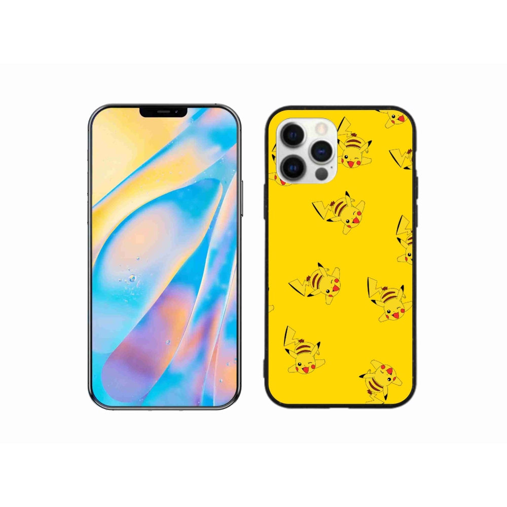 Gelový kryt mmCase na iPhone 12 - pikachu