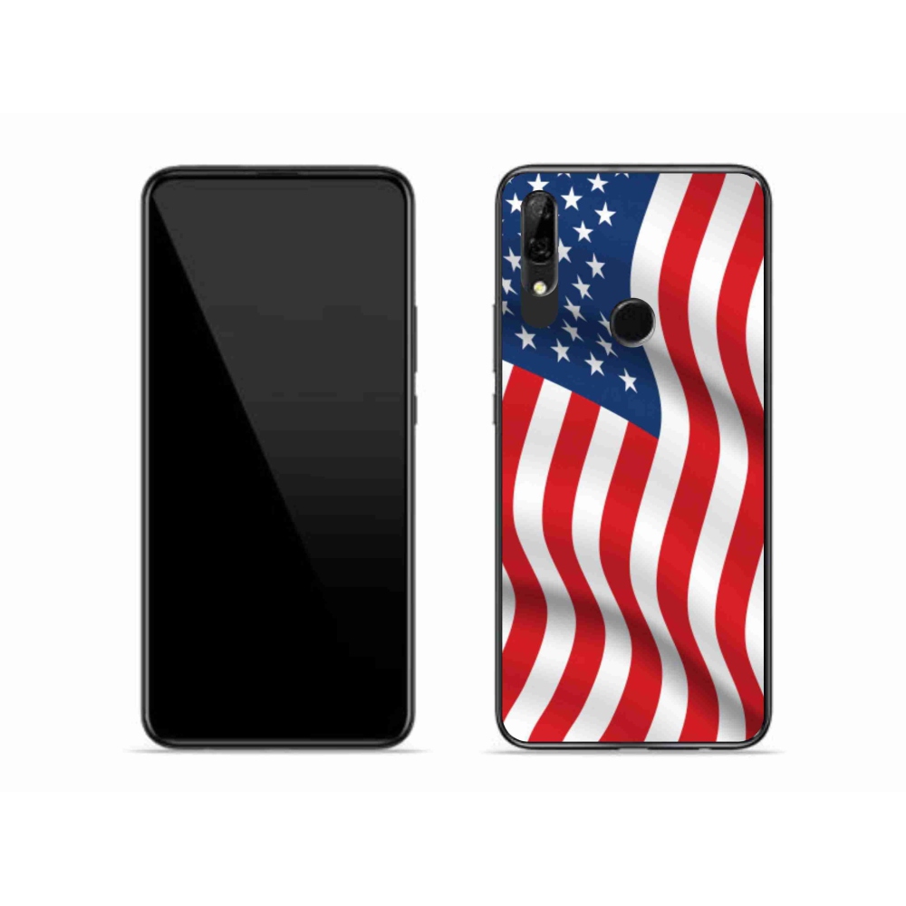 Gelový kryt mmCase na mobil Huawei P Smart Z - USA vlajka