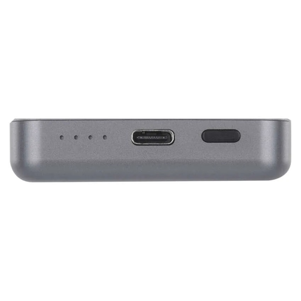 Powerbanka EMOS WI 522, 5 000 mAh, 20 W+Wireless - šedá