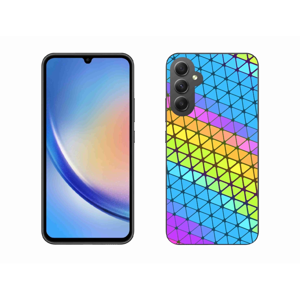 Gelový kryt mmCase na Samsung Galaxy A34 5G - abstraktní motiv 16