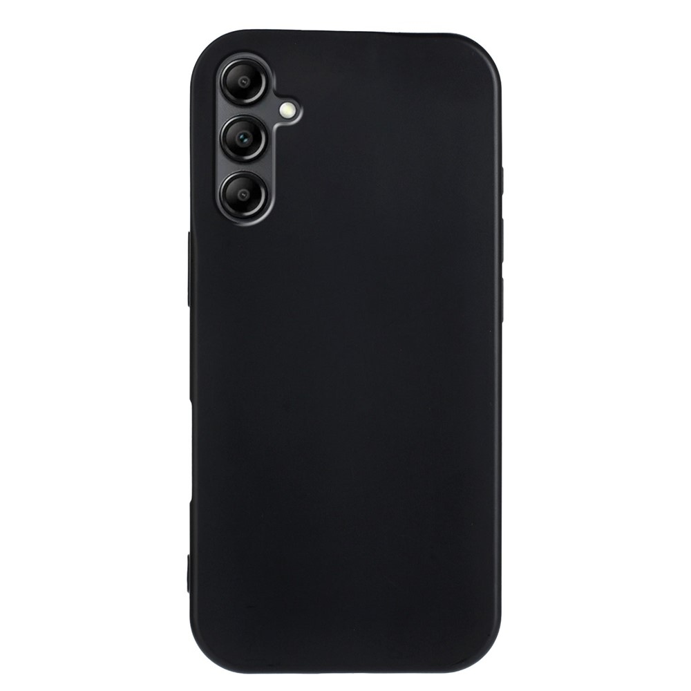 Matný gelový obal na mobil Samsung Galaxy A17 5G - černý