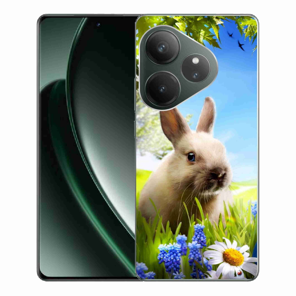 Gelový kryt mmCase na Realme GT 6 5G/GT 6T 5G - zajíček