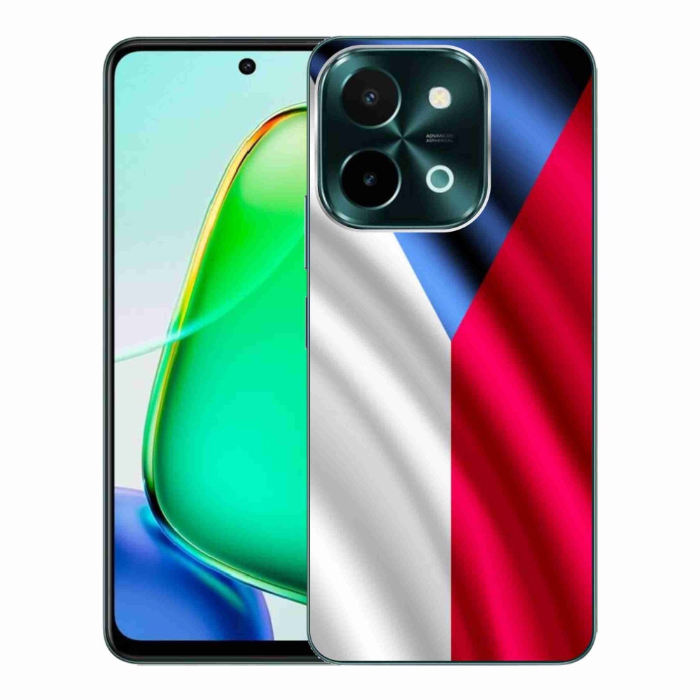 Gelový kryt mmCase na Vivo Y28 - česká vlajka
