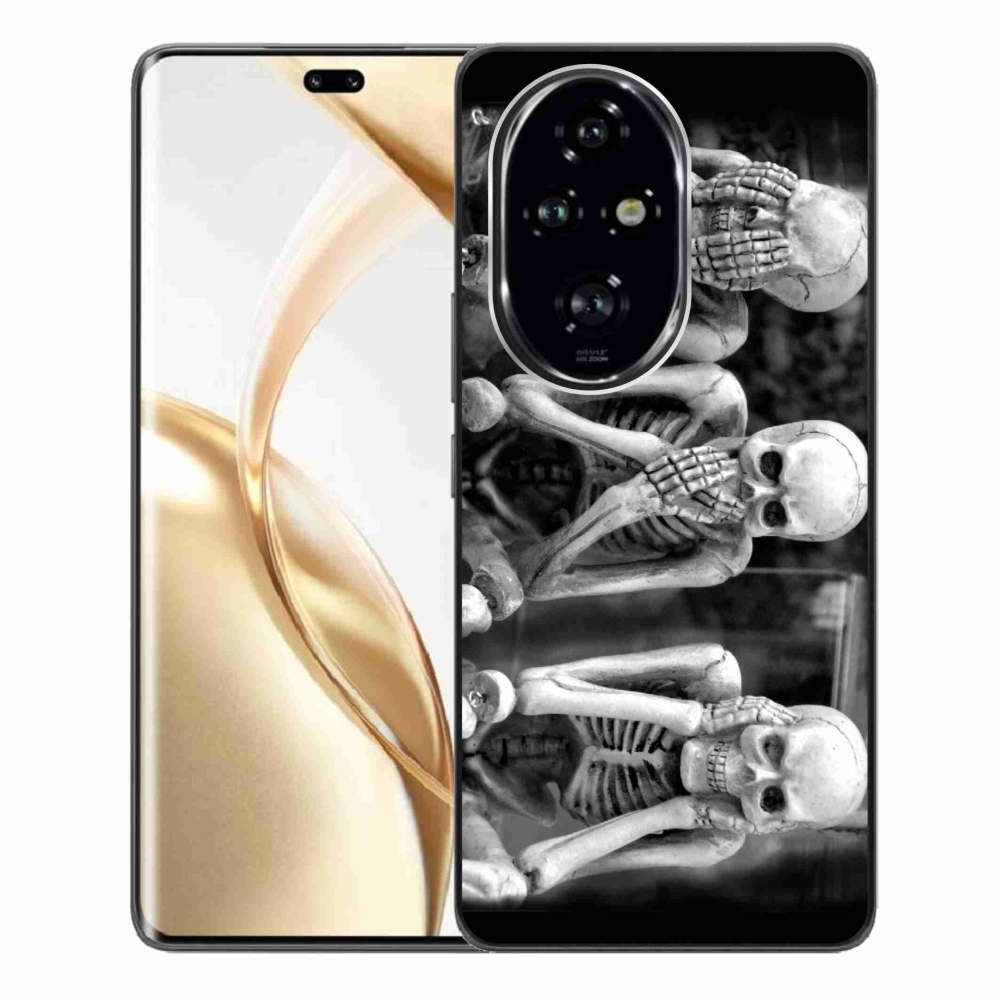 Gelový kryt mmCase na Honor 200 Pro 5G - kostlivci