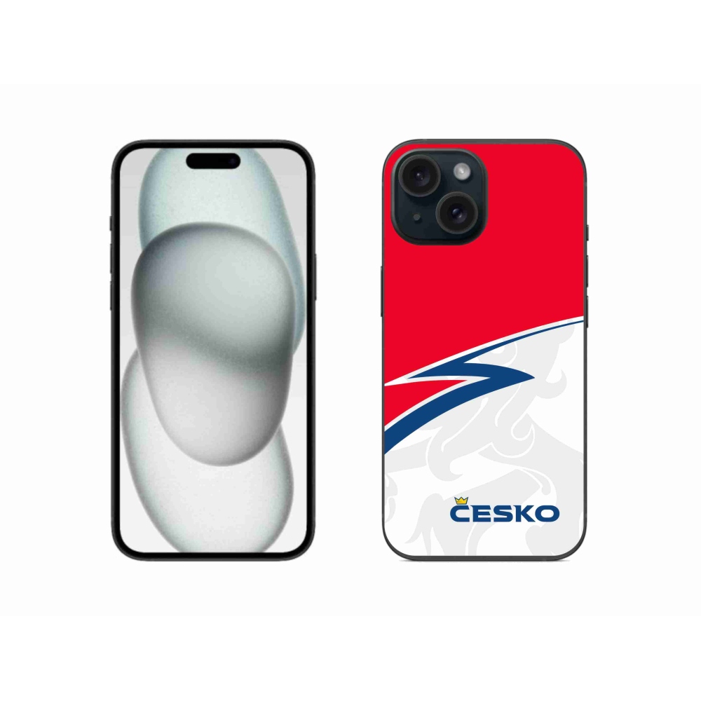 Gelový kryt mmCase na iPhone 15 - Česko