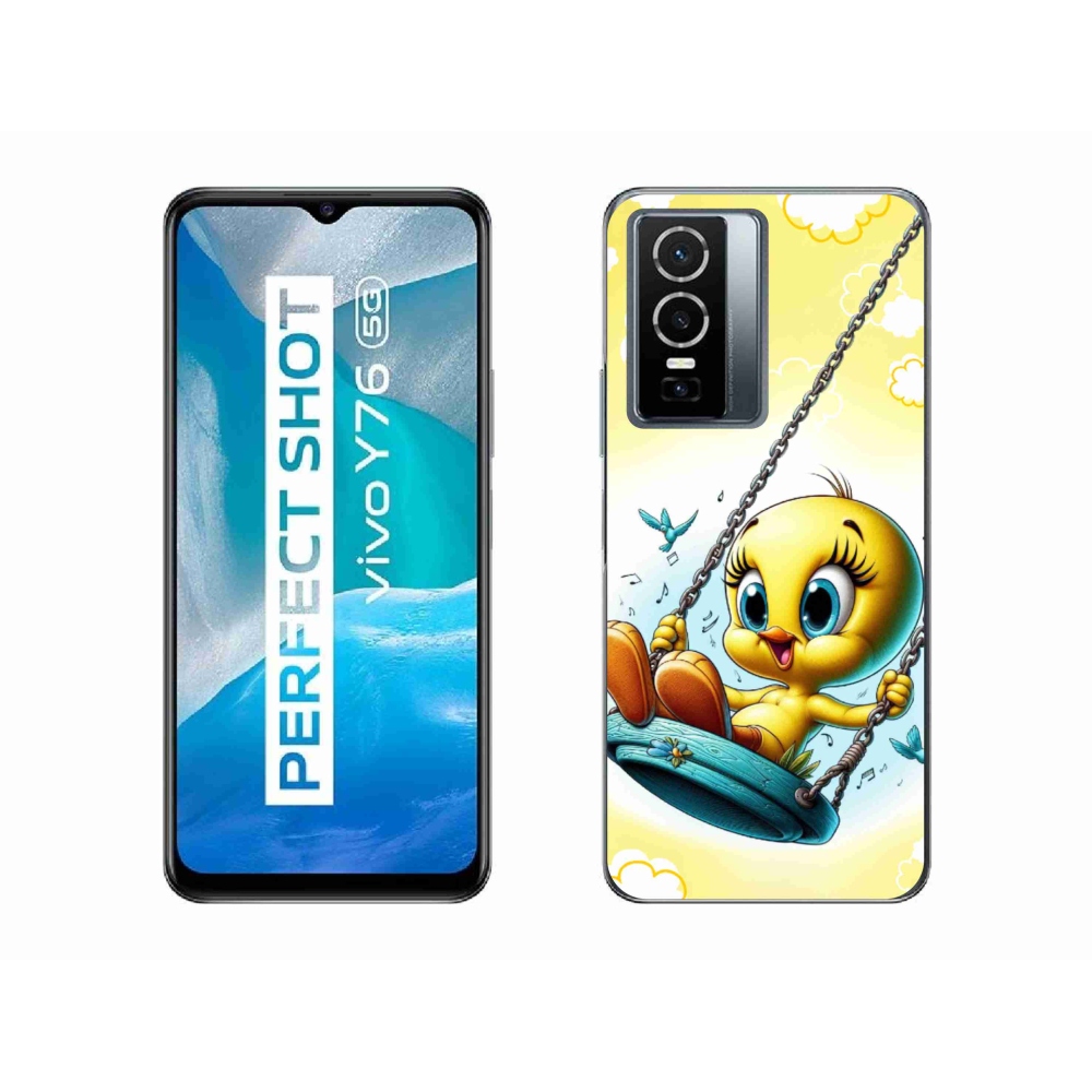 Gelový kryt mmCase na Vivo Y76 5G - tweety