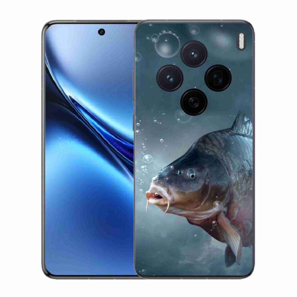Gelový kryt mmCase na Vivo X200 5G - kapr a bublinky