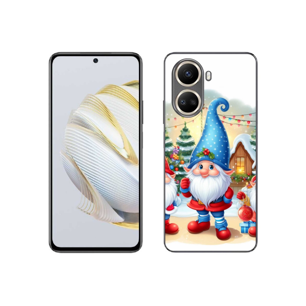 Gelový kryt mmCase na Huawei Nova 10 SE - vánoční skřítci