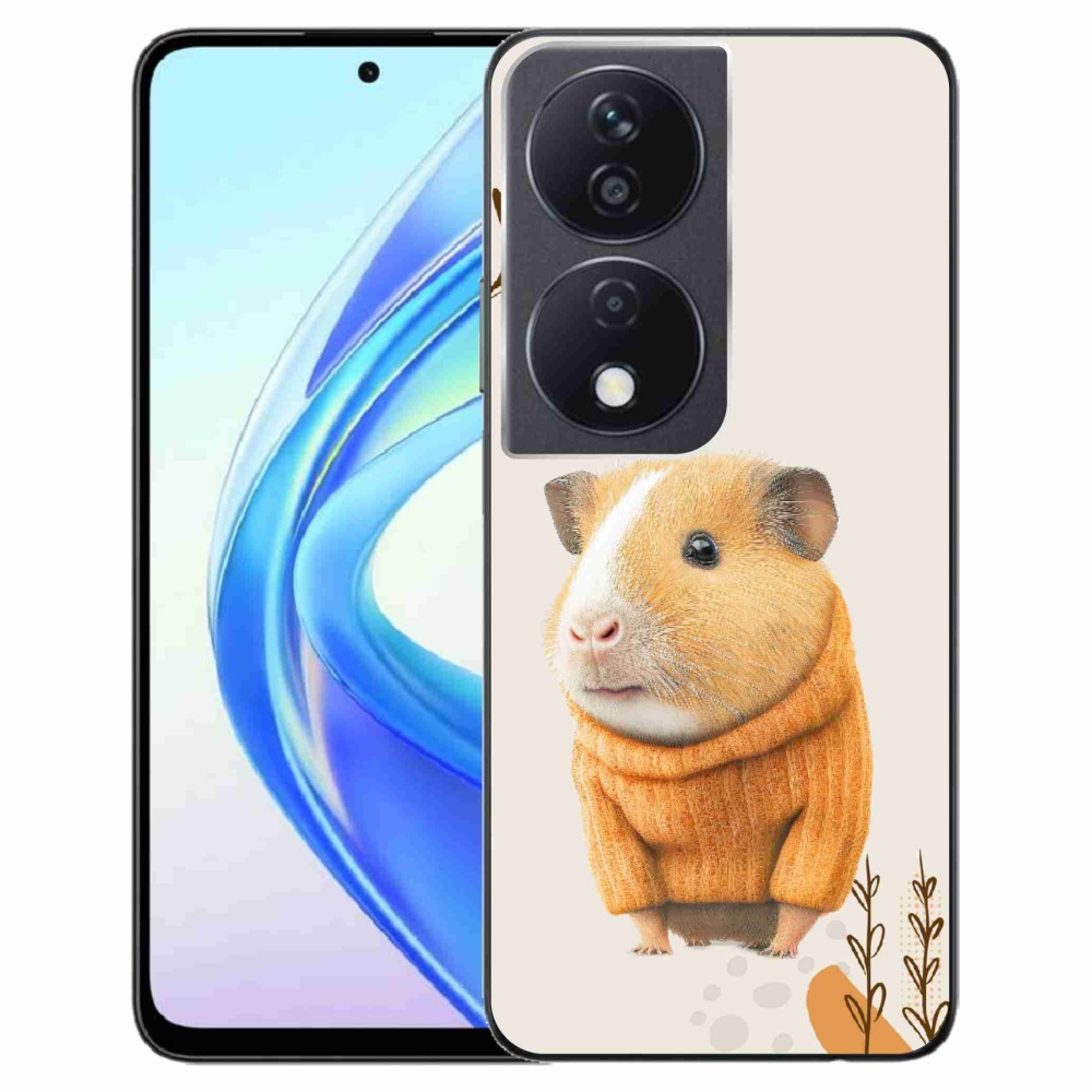 Gelový kryt mmCase na Honor X7b/Honor 90 Smart - morče ve svetru