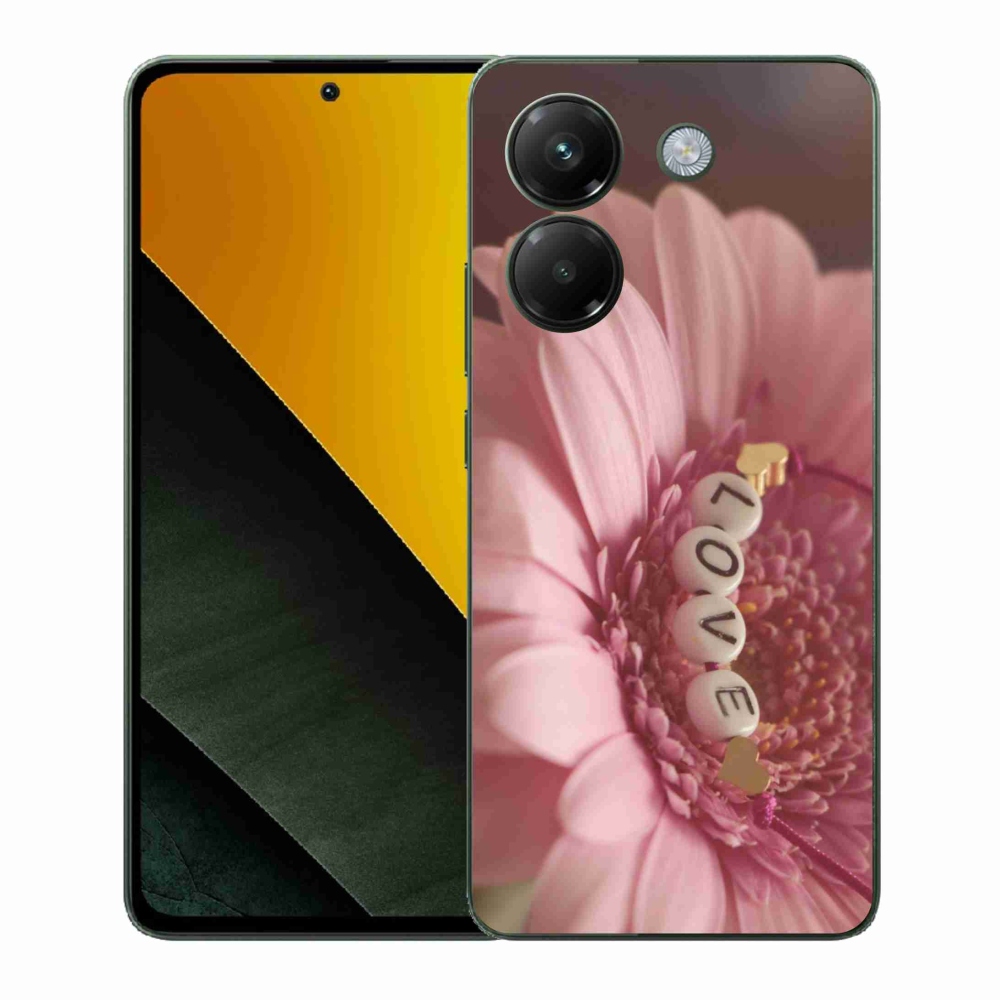 Gelový kryt mmCase na Xiaomi Poco M7 Pro 5G - přívěsek love