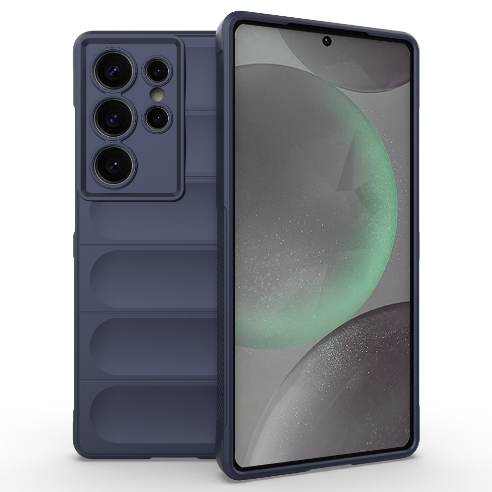 Rugg odolný gelový obal na Samsung Galaxy S25 Ultra - tmavěmodrý