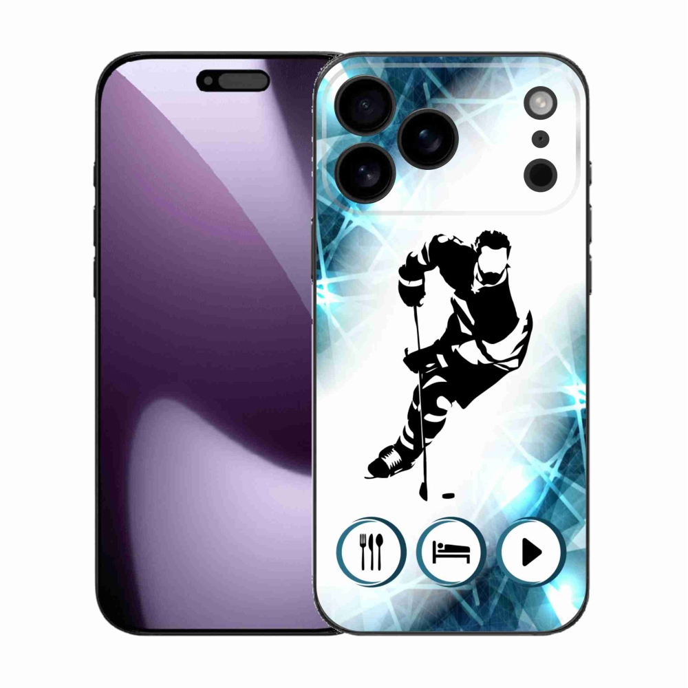 Gelový kryt mmCase na iPhone 17 Pro Max - hokej 1
