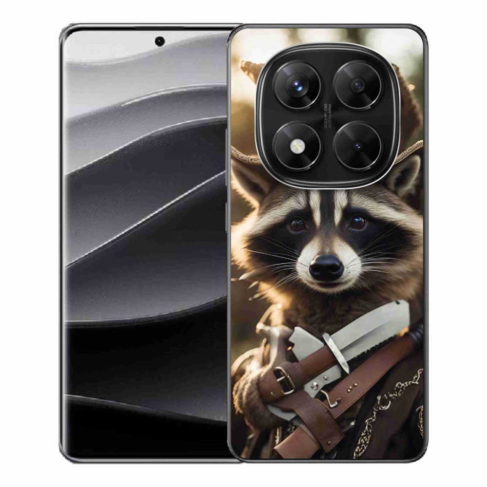 Gelový kryt mmCase na Xiaomi Redmi Note 14 Pro 5G/Poco X7 5G - mýval v uniformě