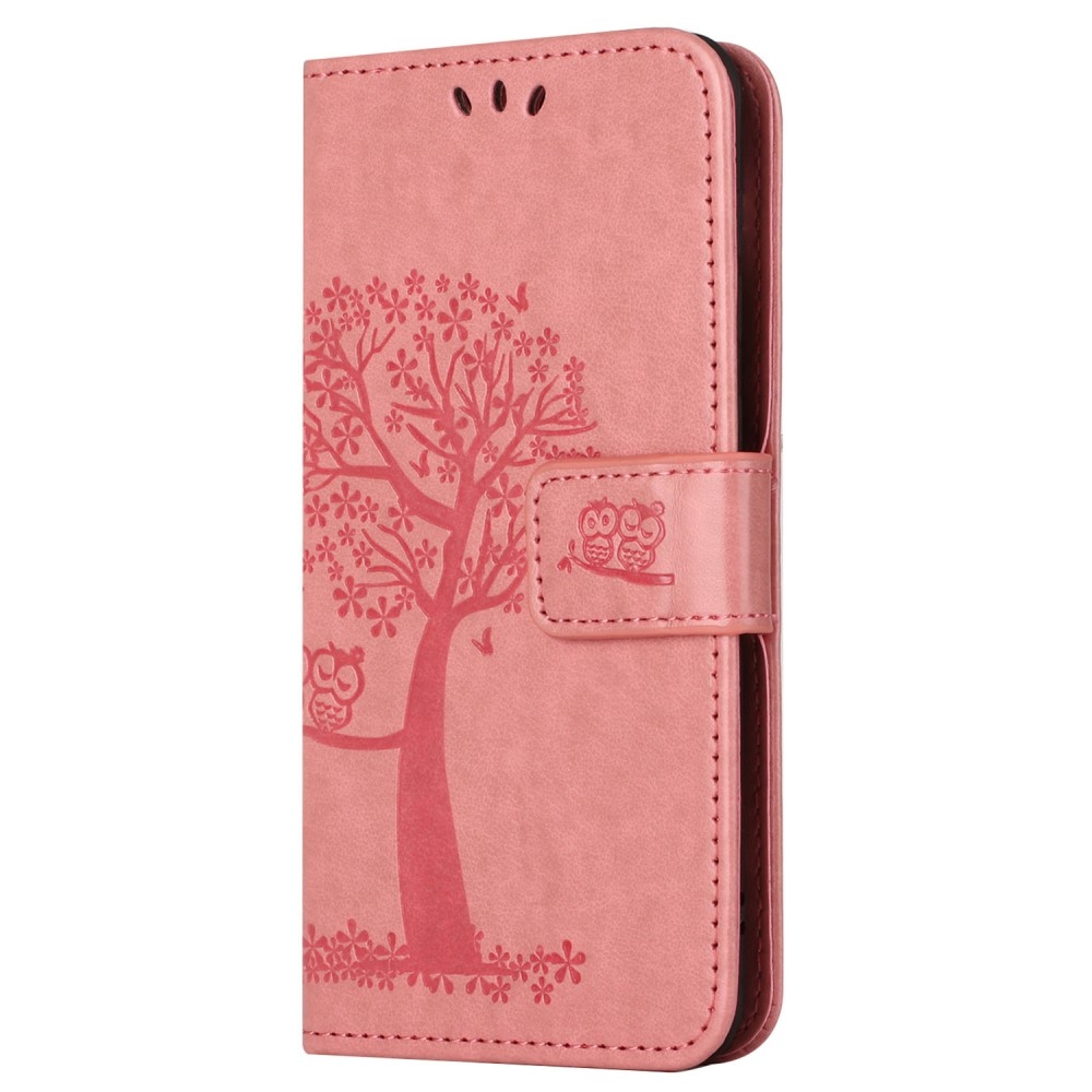 Tree knížkové pouzdro na Xiaomi Redmi 12 4G/5G - růžové