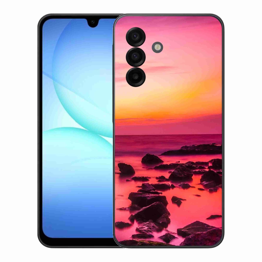 Gelový kryt mmCase na Samsung Galaxy A17 4G/5G - moře a záře