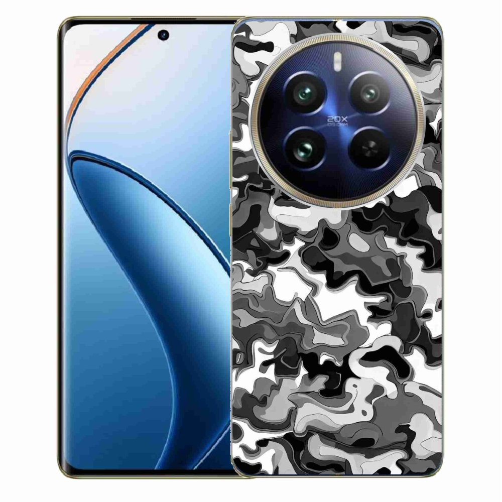 Gelový kryt mmCase na Realme 12 Pro 5G/12 Pro+ 5G - maskáčový vzor 3