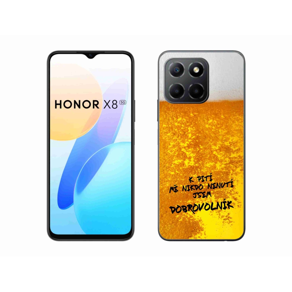 Gelový kryt mmCase na Honor X8 5G/Honor 70 Lite 5G - pivní motiv 4