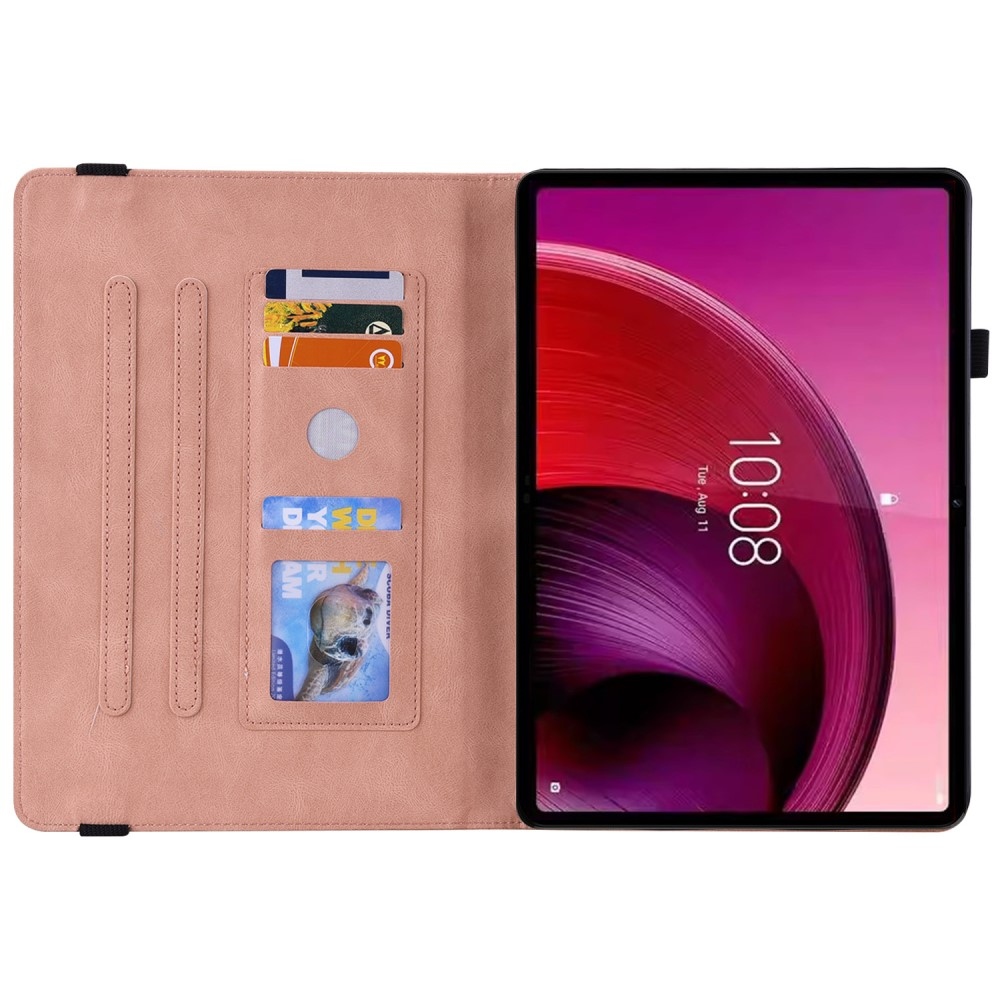Imprint zavírací pouzdro na Lenovo Tab M10 5G - růžové