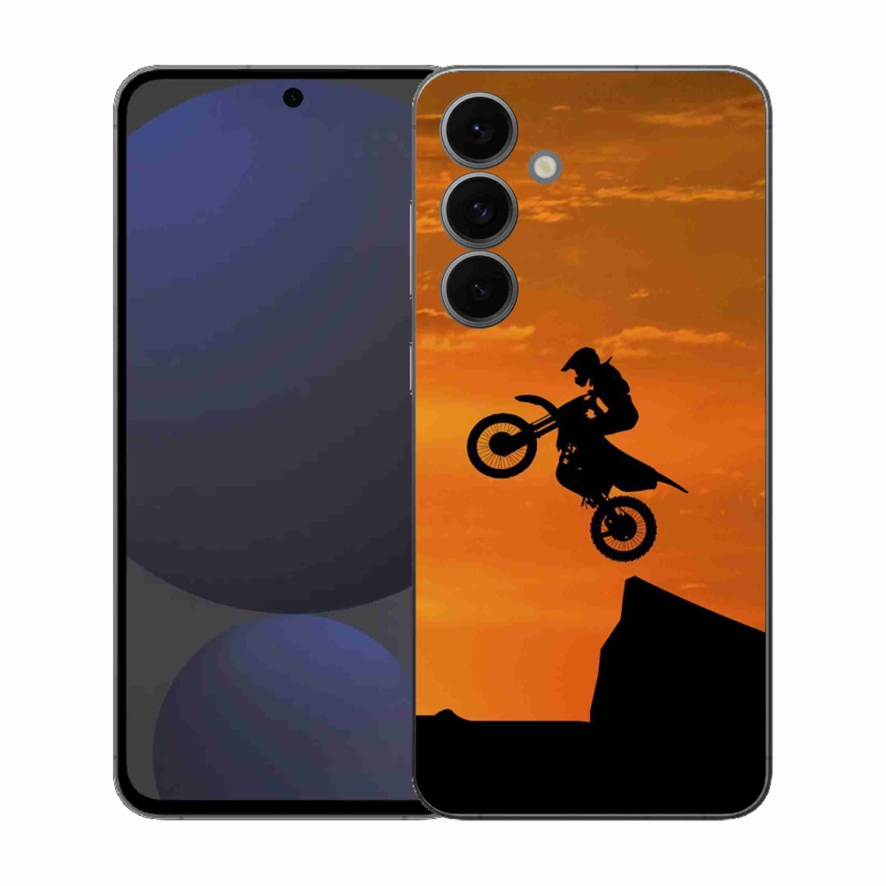 Gelový kryt mmCase na Samsung Galaxy S25 FE - motocross