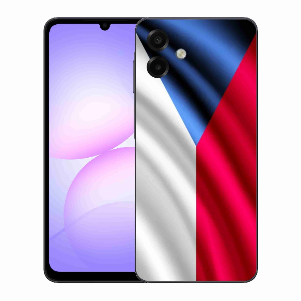 Gelový kryt mmCase na Samsung Galaxy A07 4G - česká vlajka