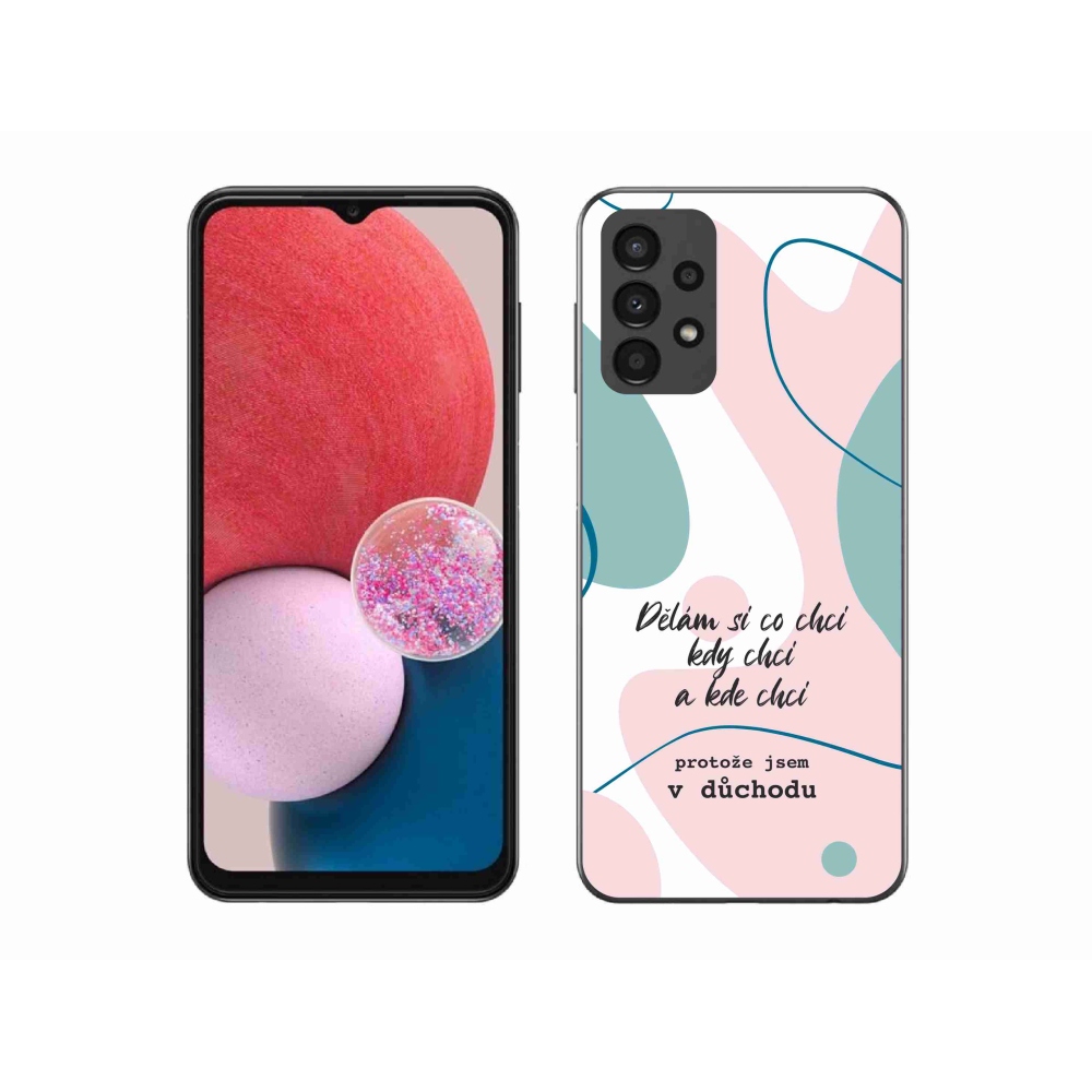 Gelový kryt mmCase na Samsung Galaxy A13 4G - vtipný text 10 bílé pozadí