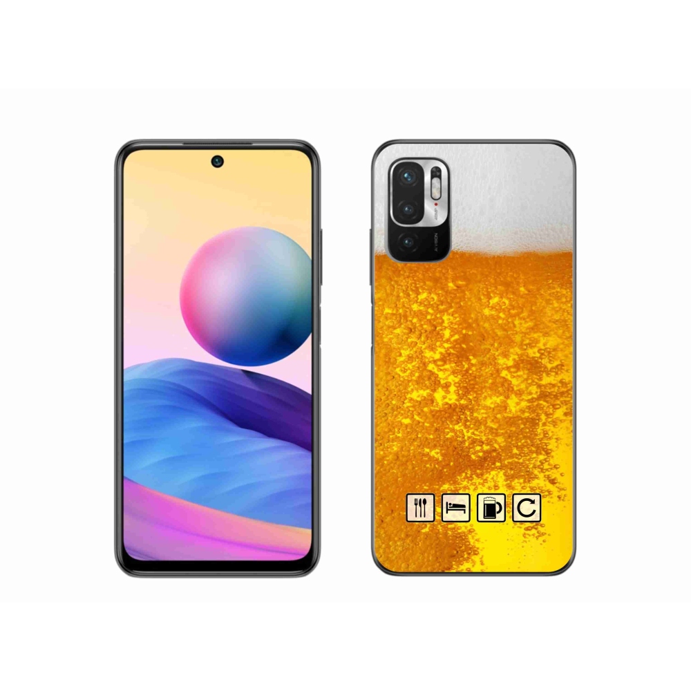 Gelový kryt mmCase na Xiaomi Poco M3 Pro/5G - pivní motiv 3