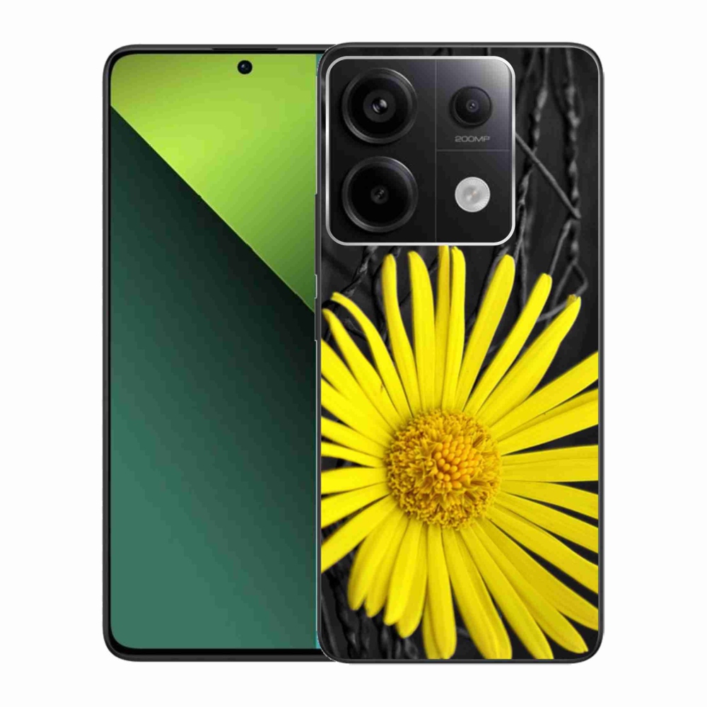 Gelový kryt mmCase na Xiaomi Redmi Note 13 Pro 5G/Poco X6 5G - žlutá květina