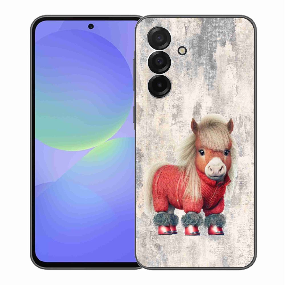 Gelový kryt mmCase na Samsung Galaxy A36 5G - poník ve svetru