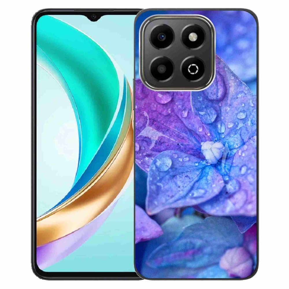 Gelový kryt mmCase na Honor X6b - fialový květ