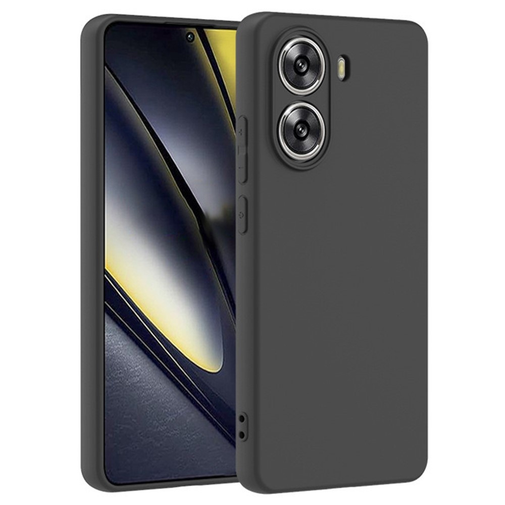 Matný gelový obal na Xiaomi Poco X7 Pro 5G - černý