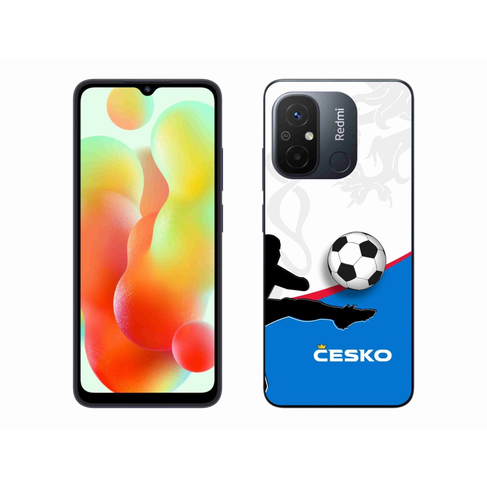 Gelový kryt mmCase na Xiaomi Redmi 12C - fotbal Česko 3
