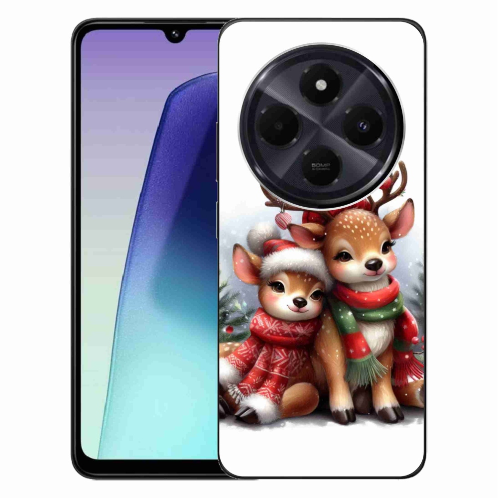 Gelový kryt mmCase na Xiaomi Redmi 14C/Poco C75 - vánoční sobi