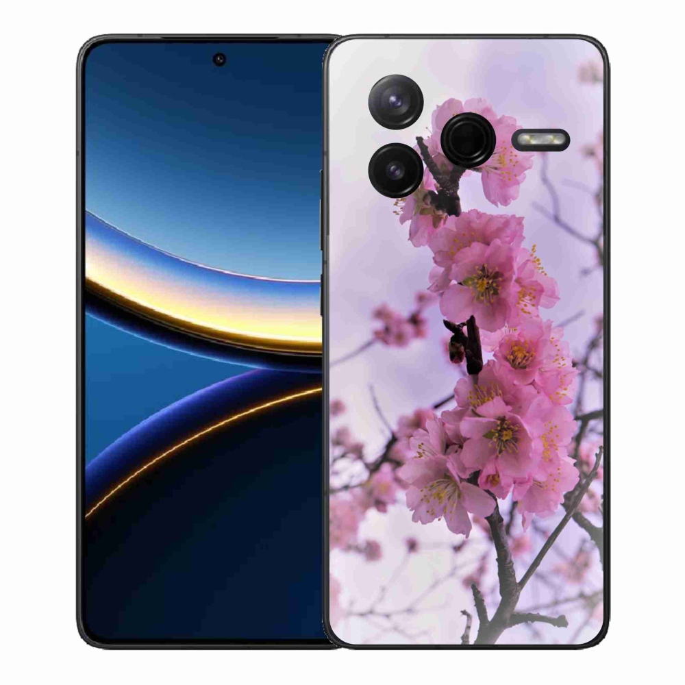 Gelový kryt mmCase na Xiaomi Poco F7 Pro - květiny 7
