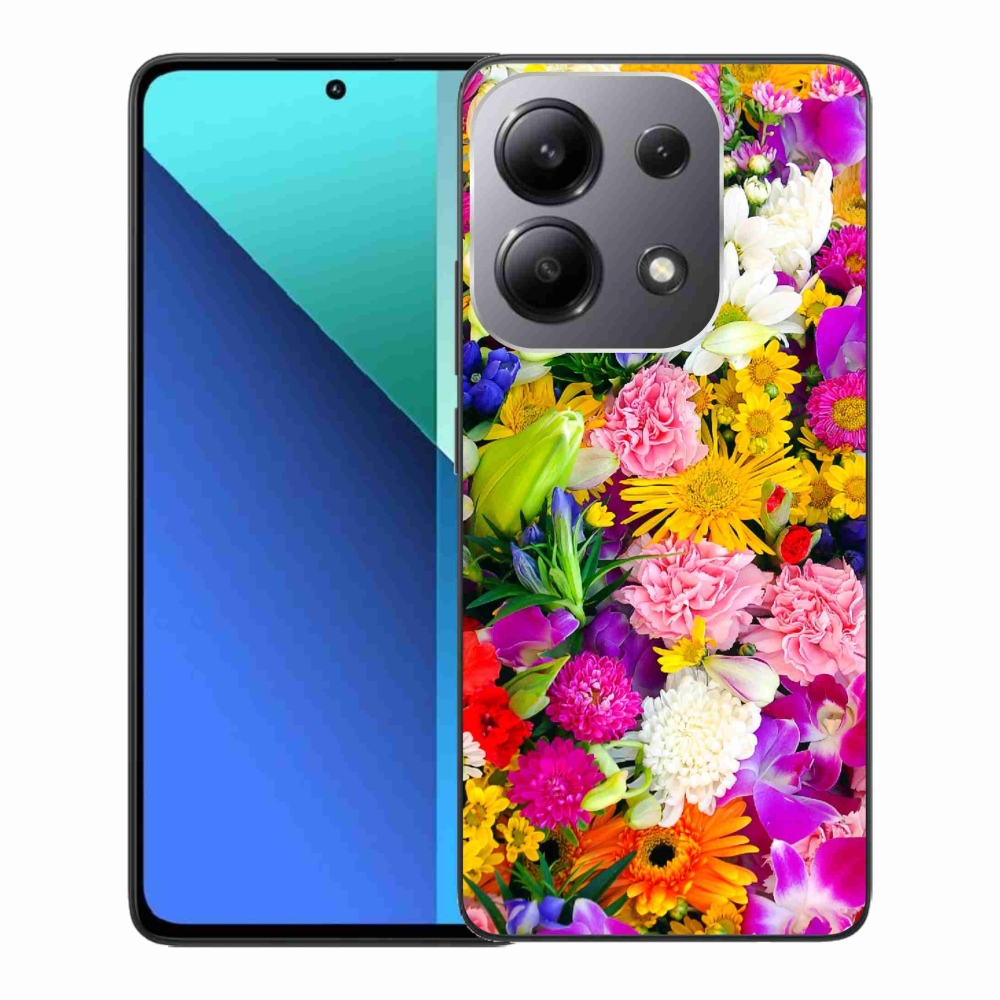 Gelový kryt mmCase na Xiaomi Redmi Note 13 - květiny 12